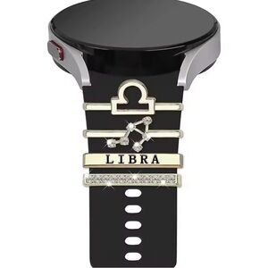 Libra Zodiac Smartwatch Band Accessory - Silver